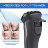 Demo 2 3D Rechargeable Electric Shaver IPX7 Waterproof Wet and Dry Men's Rotary Shaver with Pop-up Trimmer